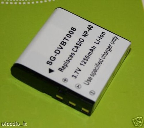Batteria ricambio casio np40 - batteria,